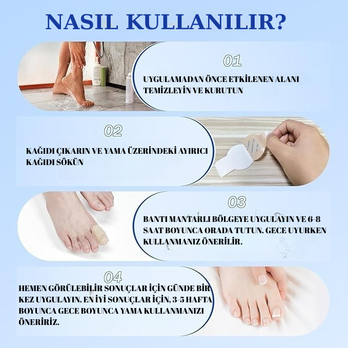 Pedicurexs Mantar İyileştirme Bantı